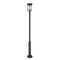 Z-Lite Jordan 1 Light Outdoor Post Mount Fixture, 12in. W x 114.75in. H, Black 570PHXL-5010P-BK - alternate 2